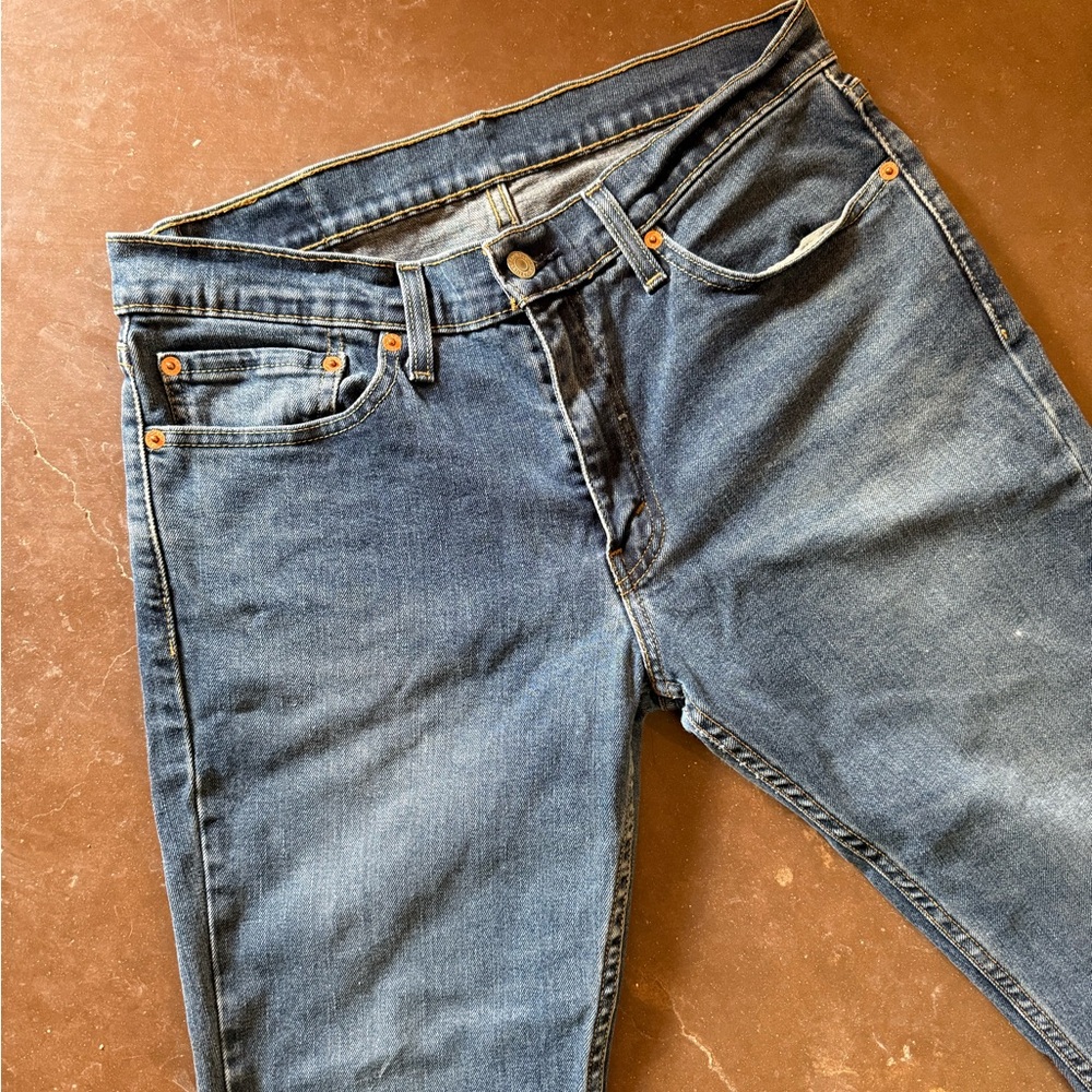 Levi's Classic Blue Jeans 511 32x29 Medium Wash - Picture 2 of 4